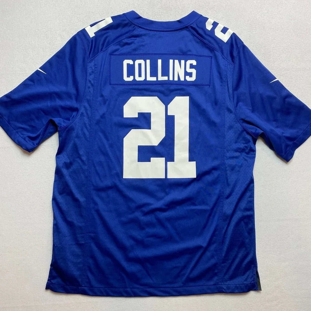 New York Giants Nike On Field Jersey Mens XL Blue Landon Collins  #21 NFL